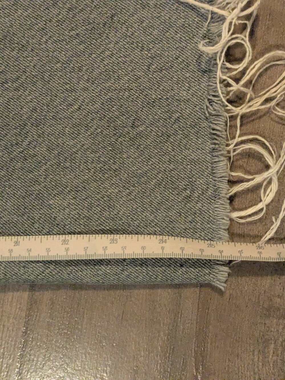 Zara High Rise Wideleg Jeans with Rip - Picture 9 of 16